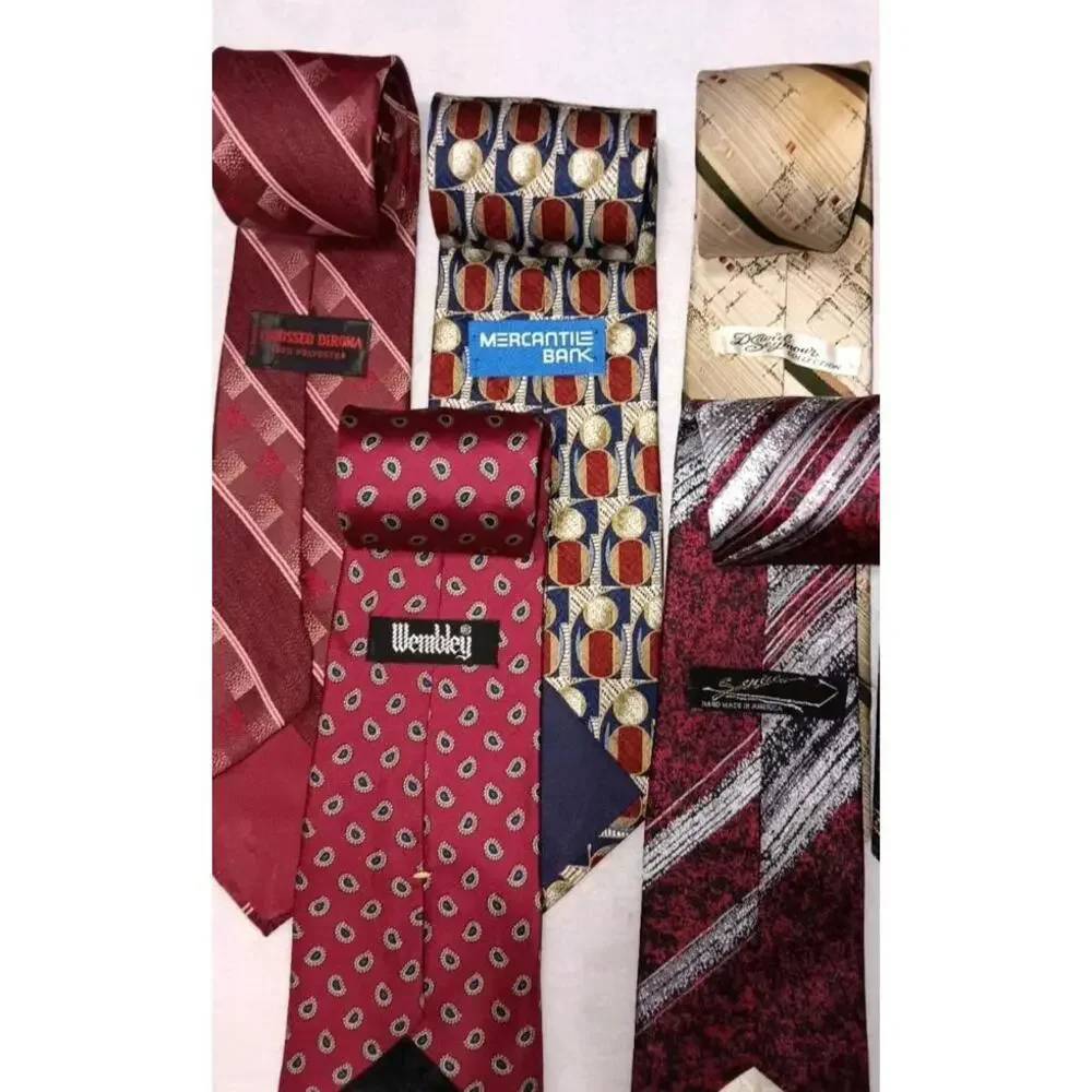 11 Piece Mens Tie Bundle Set Lot Multicolor Colosseo Diroma, Izod, Paco Rabanne,
